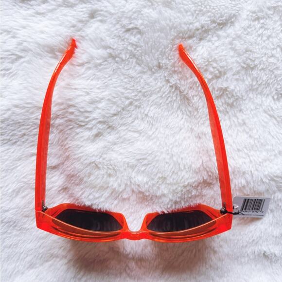 Cerise Bright Orange Mirrored Sunglasses - Picture 7 of 15